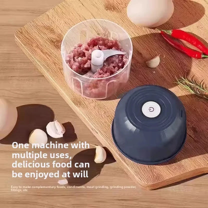 260ML Electric Meat Grinder, Rotary Garlic Grinder