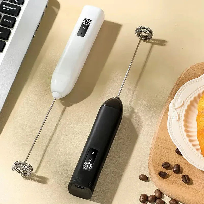 Wireless Electric Milk Frother Handheld Egg Beater