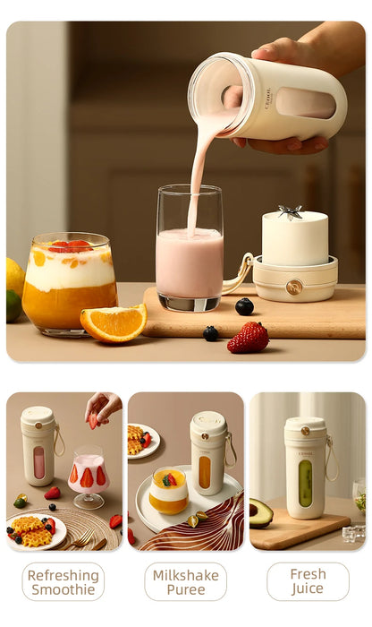 Portable Blender Electric Juicer Machine Mini Juice Maker