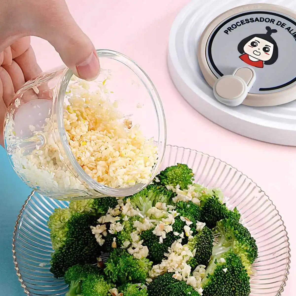 Garlic Crusher Highly Efficient Masher Chopper for Home