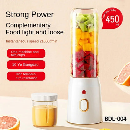 Portable Kitchen  Blender Wireless Electric Fruit Juicer