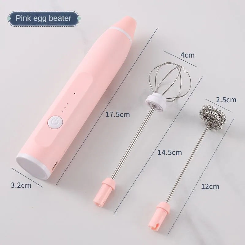 Handheld Electric Egg Beater, Milk Cream Coffee Blender