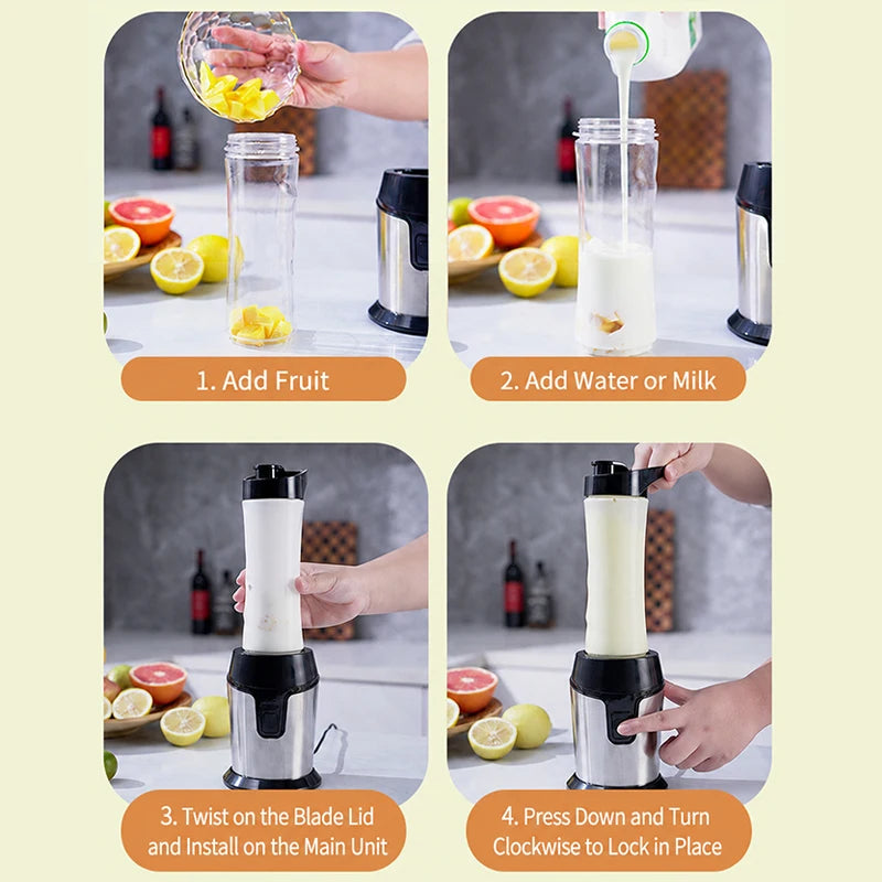 Multi-function Food Blender Juicer Mixer Grinder Processor for Restaurant Bar Home Use - Versatile Kitchen Appliance