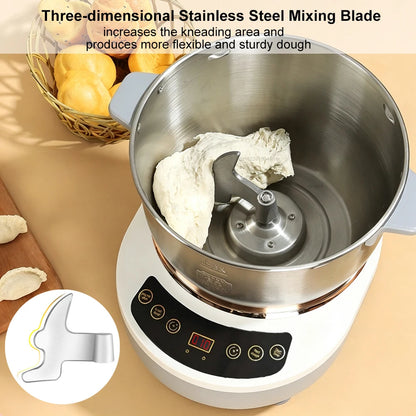 Electric Bread Dough Mixer 7L Stainless Steel Bowl Dough