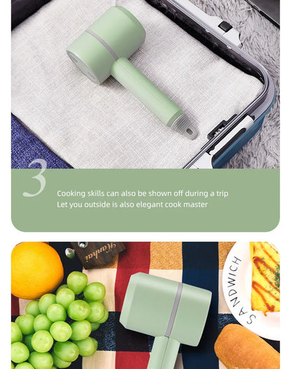 Cordless Electric Hand Mixer USB Rechargeable Handheld