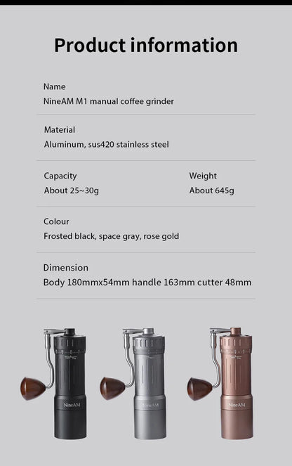 Manual Coffee Grinder Upgraded 48MM High Quality