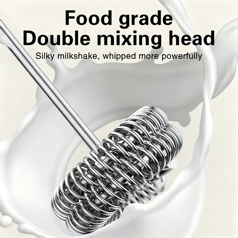New Wireless Mini Handheld Milk Frother Type-C Rechargeable
