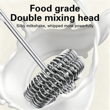 New Wireless Mini Handheld Milk Frother Type-C Rechargeable