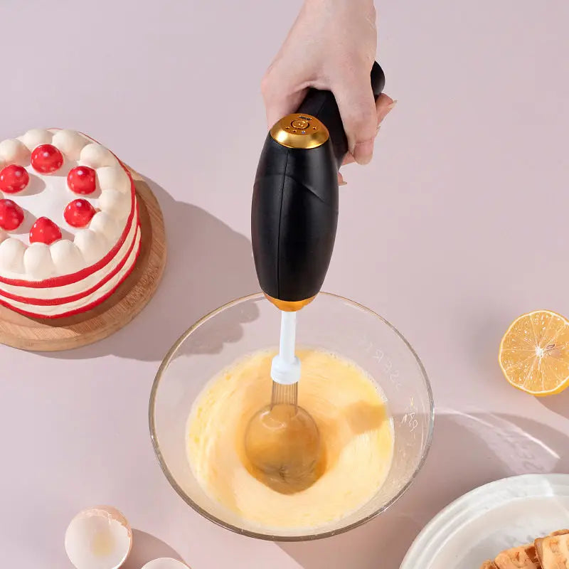 Handheld Electric Egg Beater 3-Speed Dual Stick Charger Kitchen