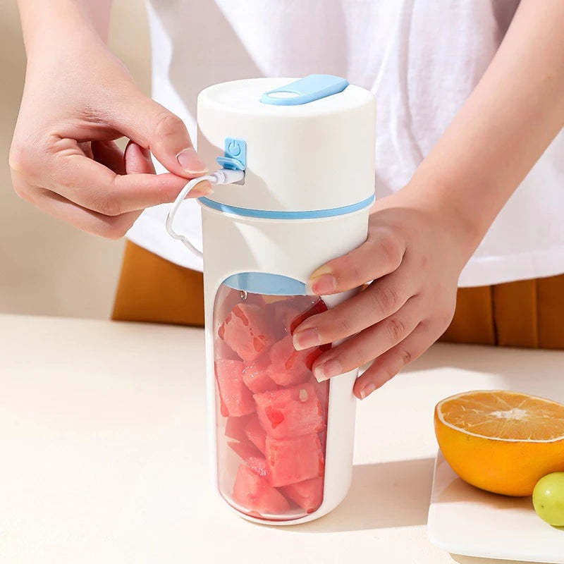 Electric Juicer Cup Portable Hand Shake Wireless Juice Blender