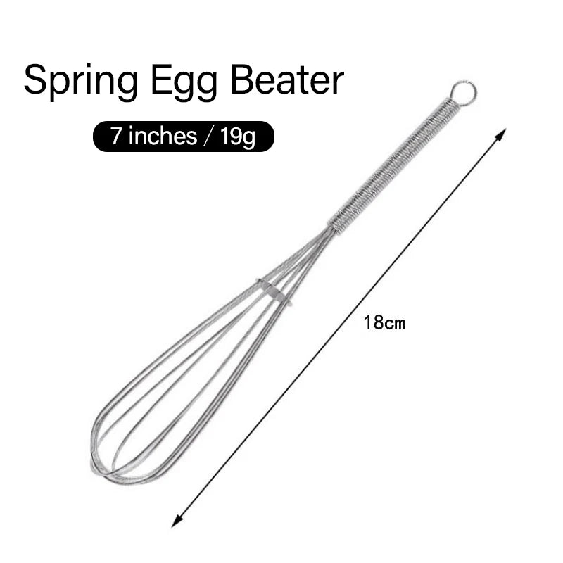 1/2pcs 3-wire Mini Stainless Steel Balloon Beater