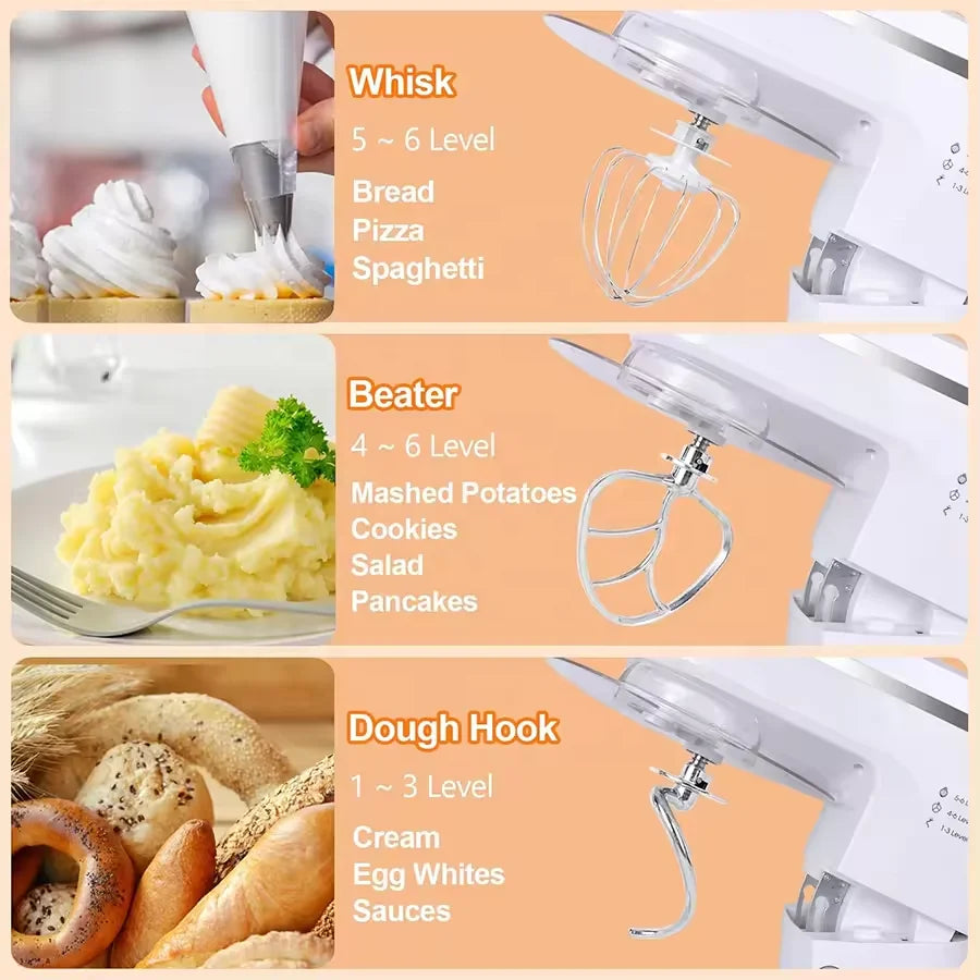 6L High Quality Multi-function Chef Dough Machine