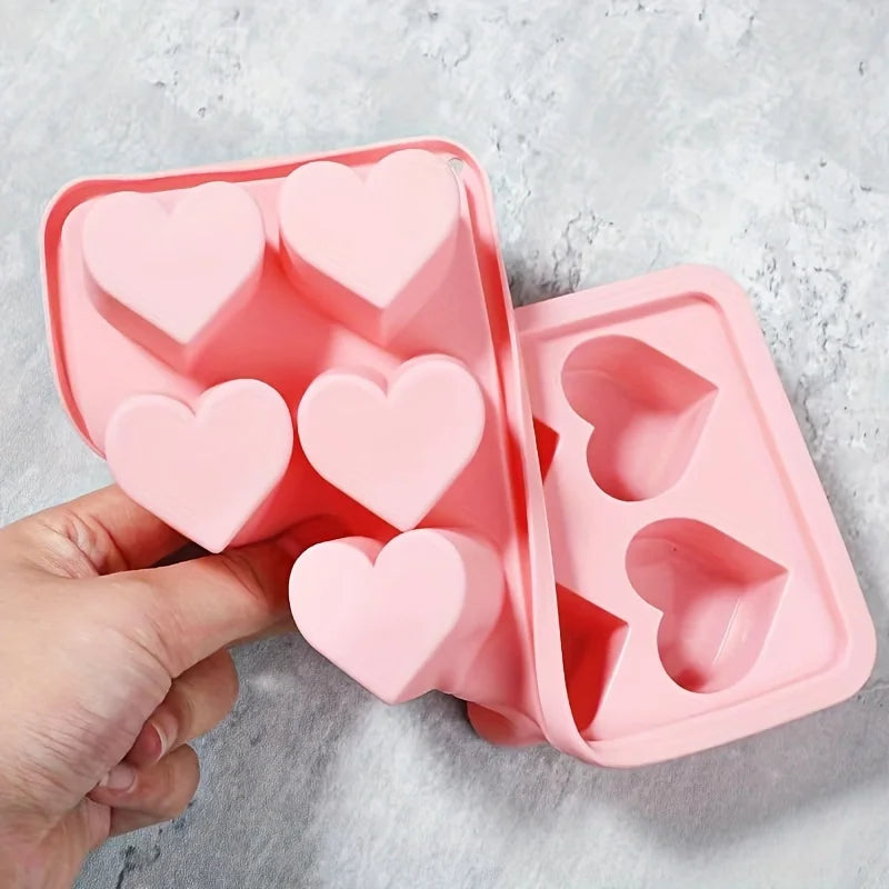 Summer Popsicle Maker Heart Shaped Silicone Ice Cube