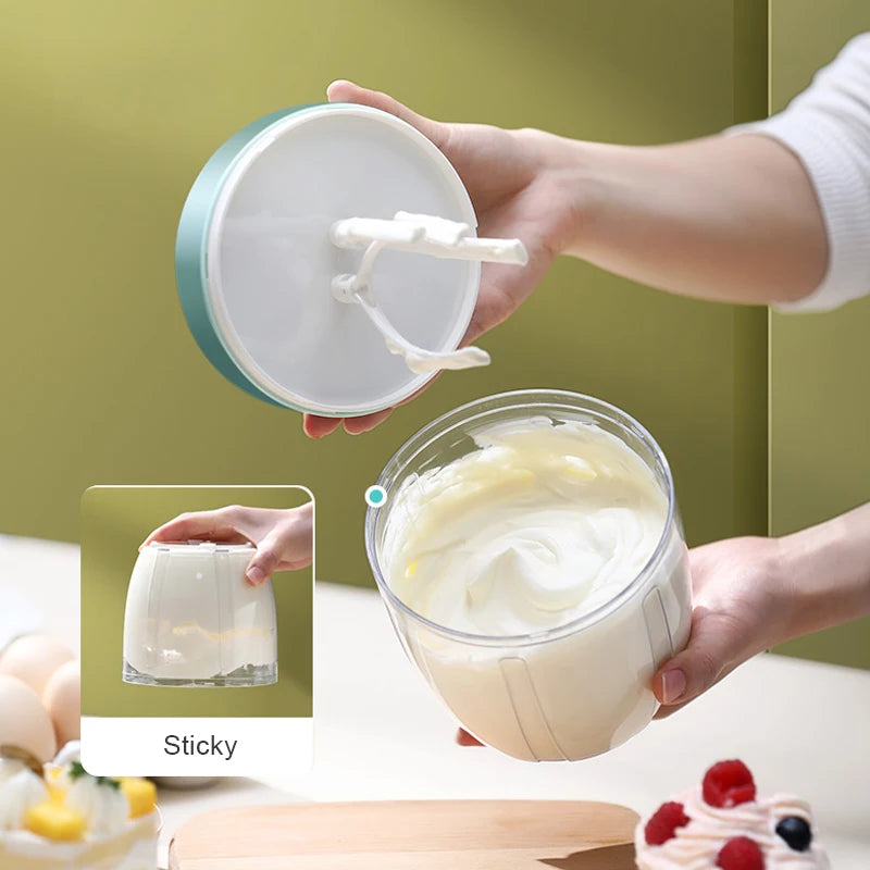 Household Automatic Whisk Electric Milk Frother Whipped Cream