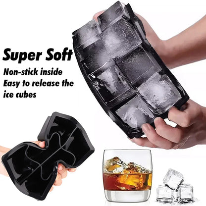 Ice Cube Tray Silicone Ice Ball Freezer Mold Square Ice Cube Maker