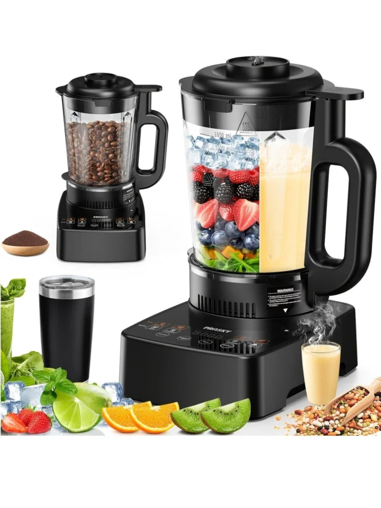 PRASKY 2400W Heating Blender 25000 RPM Heavy Duty