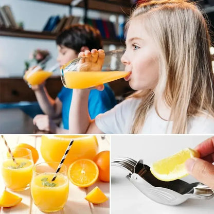 Bird shaped lemon juicer stainless steel 304