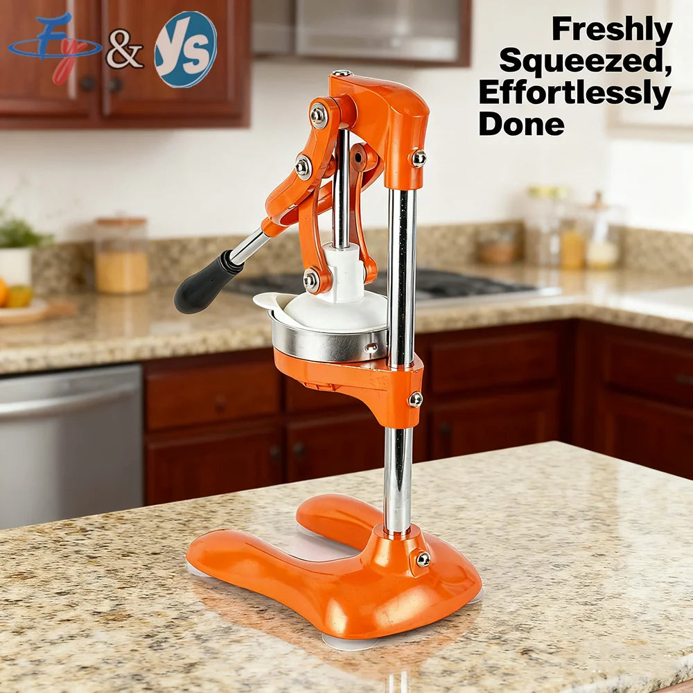 Professional Stainless Steel Strainer Cone Manual Orange Juicer