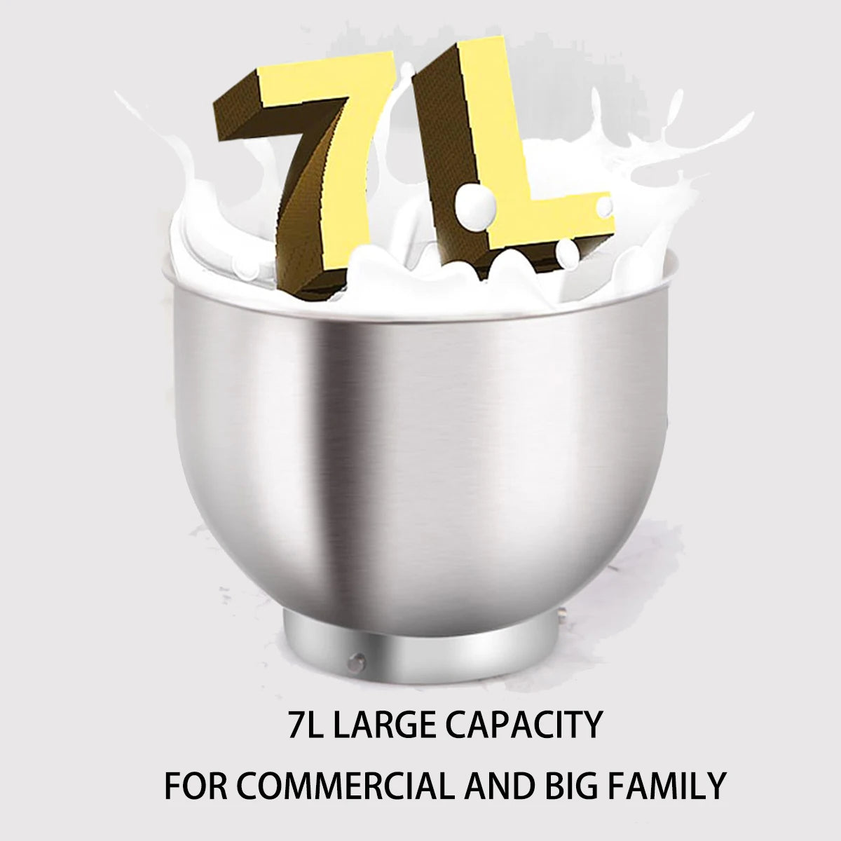 HPH2O 7L Electric Kitchen Mixer Machine 1500w Stand Mixer