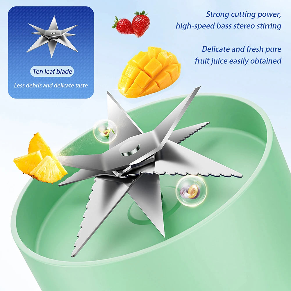 Fruit Juicer Cup Portable Electric Fruit Mixer Stirrng