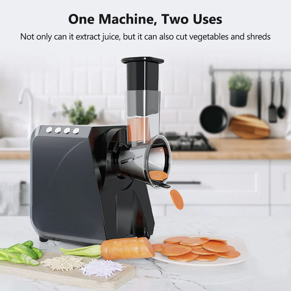 LUFVEBUT Slow Juicer Vegetables And Fruits Electric