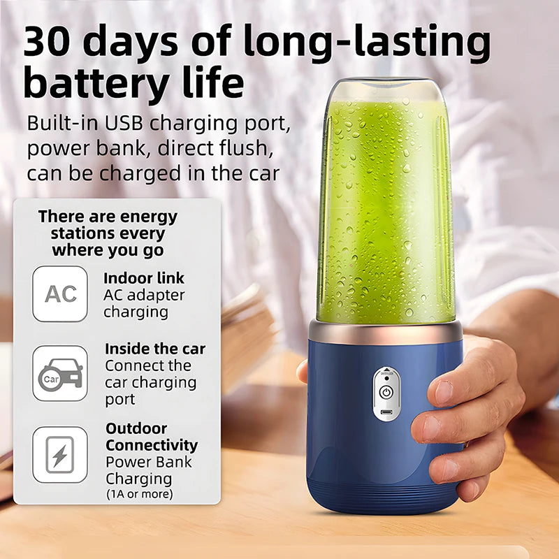 Multi-functional portable fruit juicer