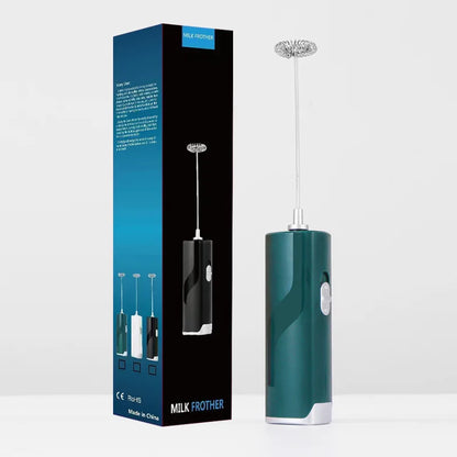 Mini Electric Milk Foamer Blender Wireless Coffee Whisk Mixer