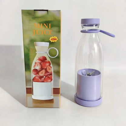 420ml Electric Juicer Mini Wine Bottle Blender Fruit Mixers