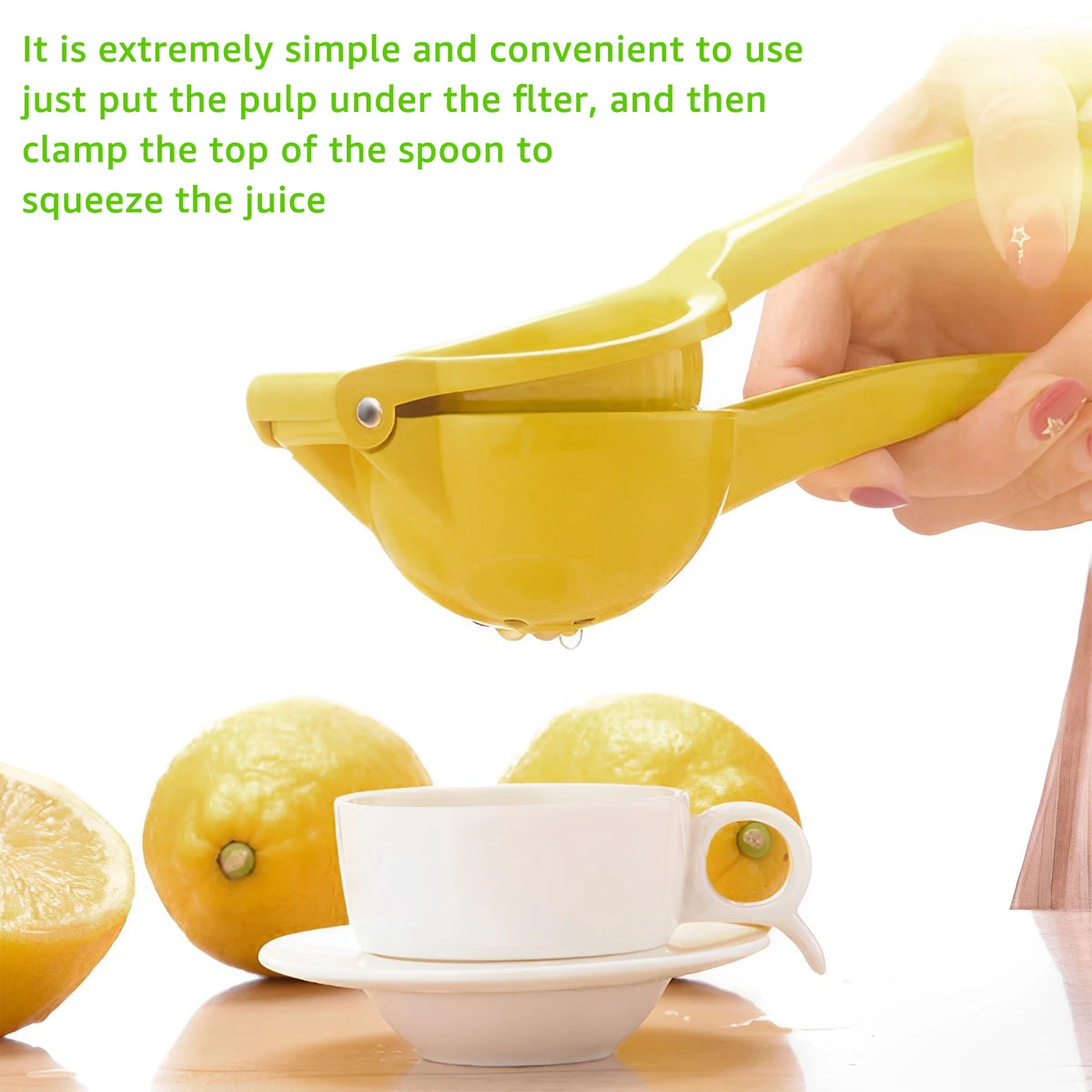 Manual Lemon Fruit Juicer Aluminum Alloy