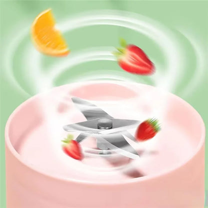 420ml Electric Juicer Mini Wine Bottle Blender Fruit Mixers