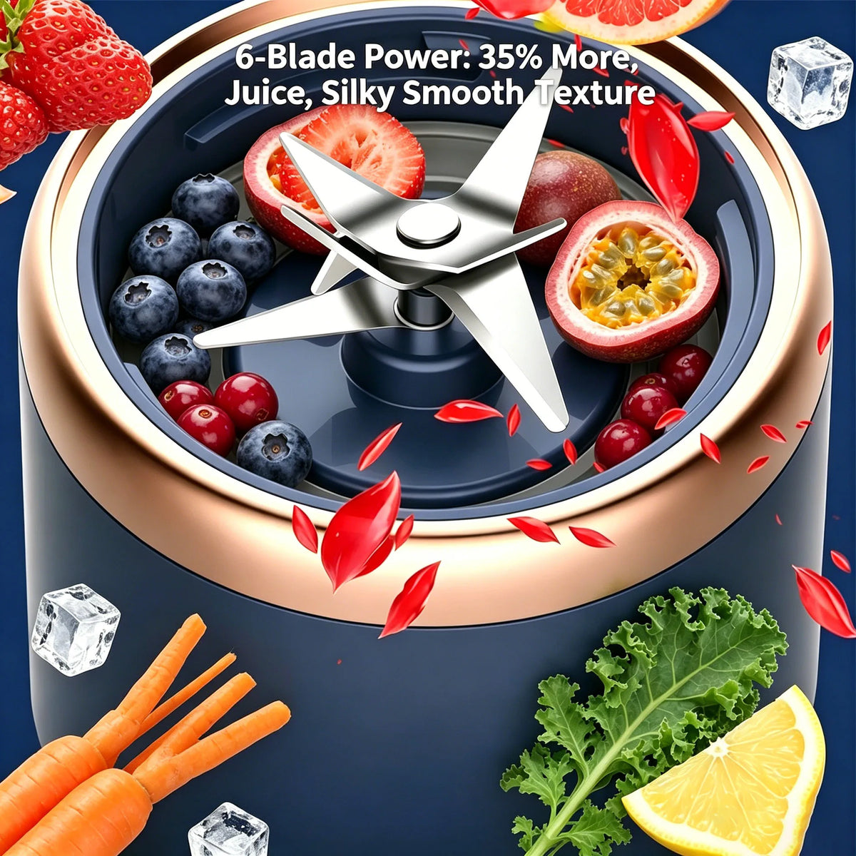 Portable Fruit Juicer Blenders Outdoor Personal Electric Mini Bottle