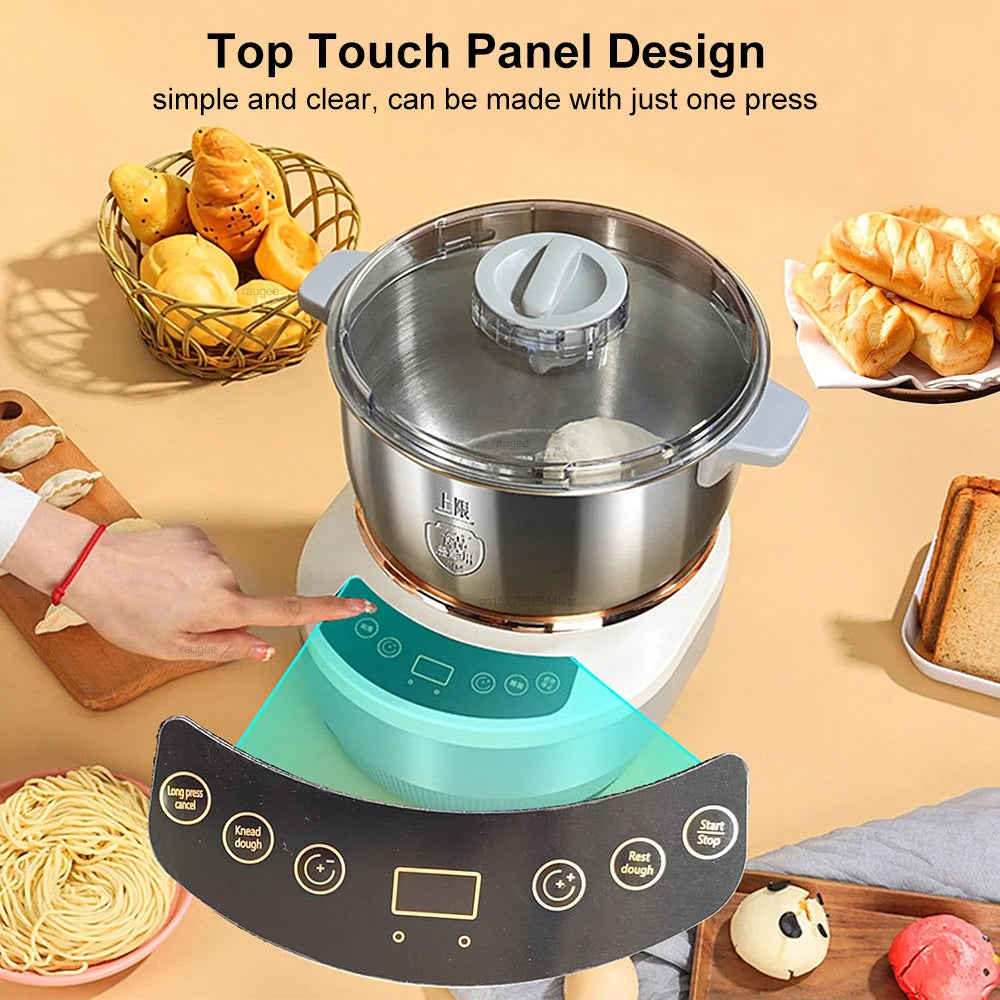 Electric Bread Dough Mixer 7L Stainless Steel Bowl Dough