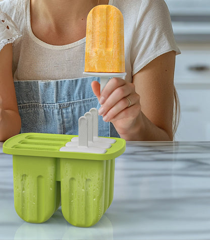 Silicone Popsicle Mold 6 Cavity Popsicles Molds