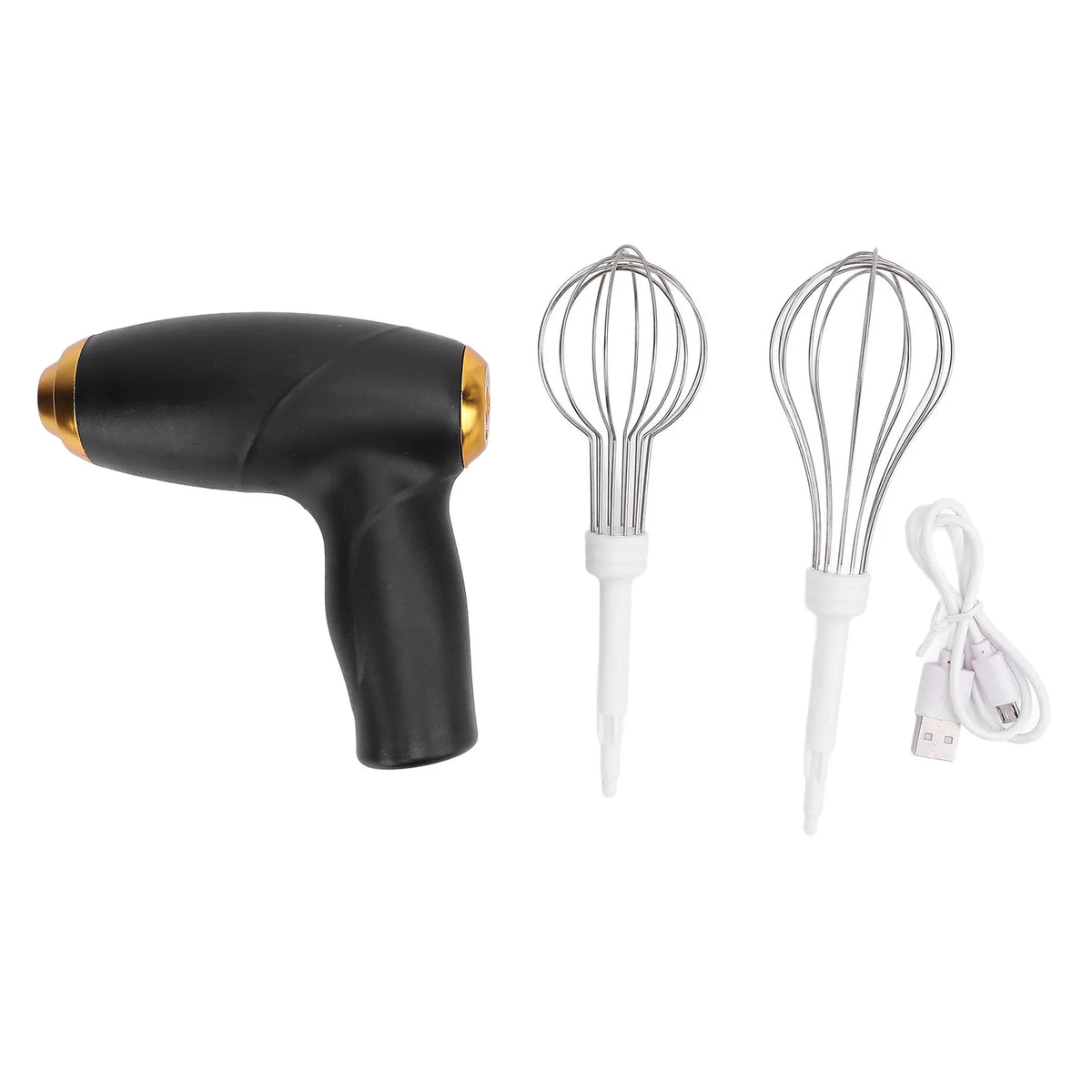 Handheld Electric Egg Beater 3-Speed Dual Stick Charger Kitchen