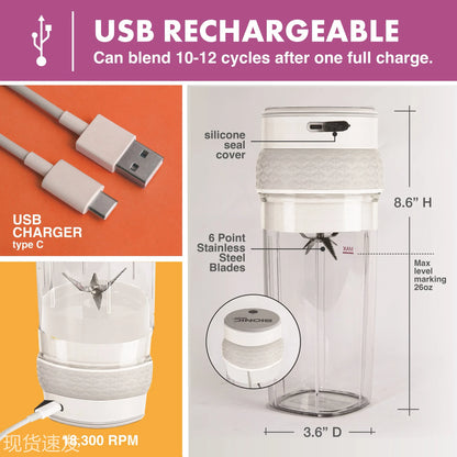 New Wireless Electric Juicer Cup, Small Portable
