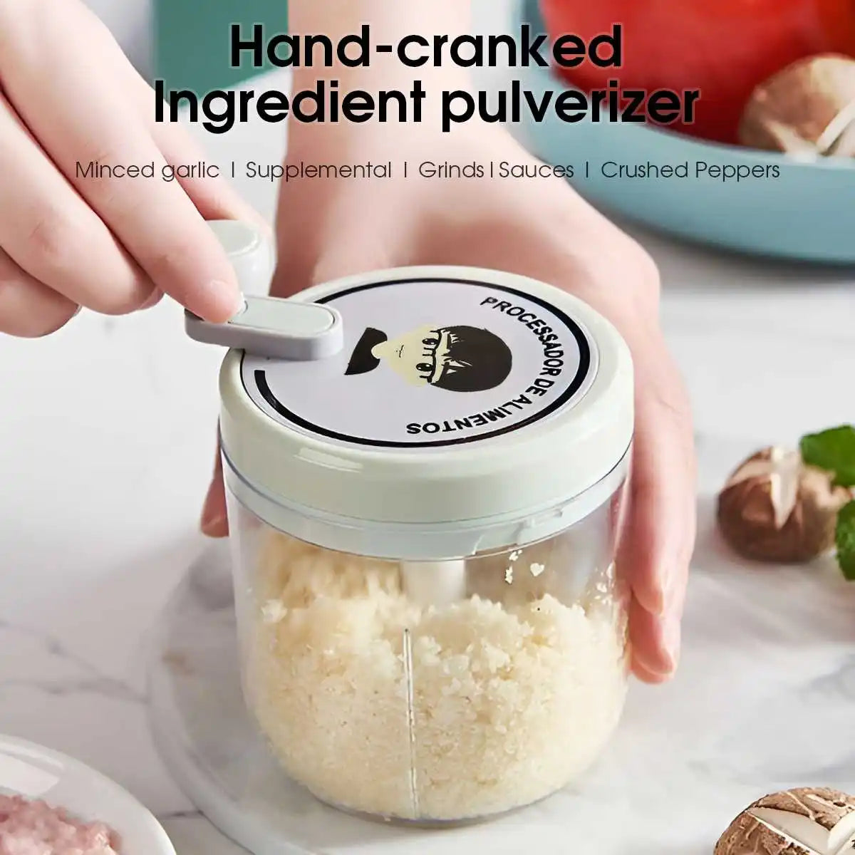 Garlic Crusher Highly Efficient Masher Chopper for Home