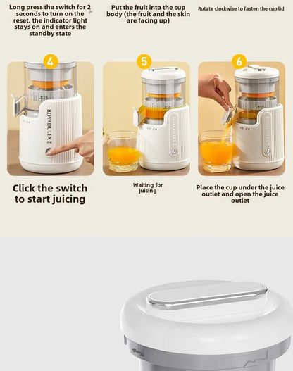 Large-Diameter Orange Juicer Juice And Pulp Separator