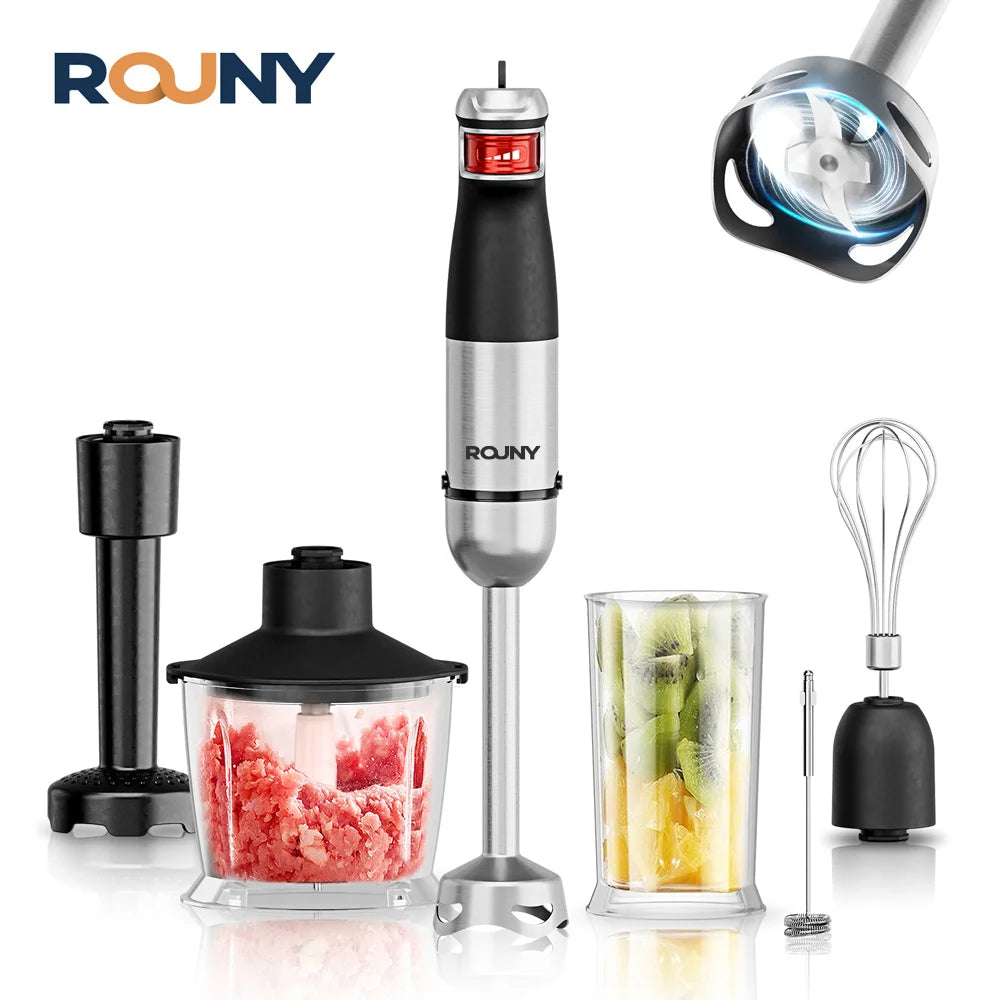 Electric Hand Held Stick Blender 6-in-1 Multi-Purpose Immersion
