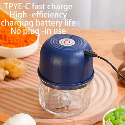 260ML Electric Meat Grinder, Rotary Garlic Grinder