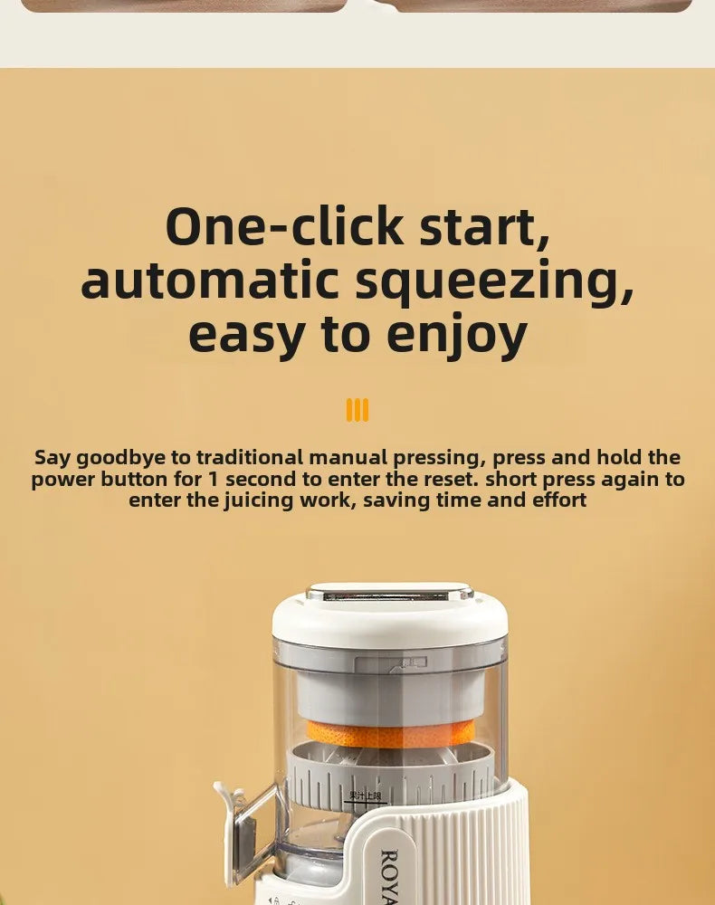 Large-Diameter Orange Juicer Juice And Pulp Separator