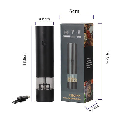 Adjustable Coarseness Large Capacity Electric Pepper Grinder Salt Pepper