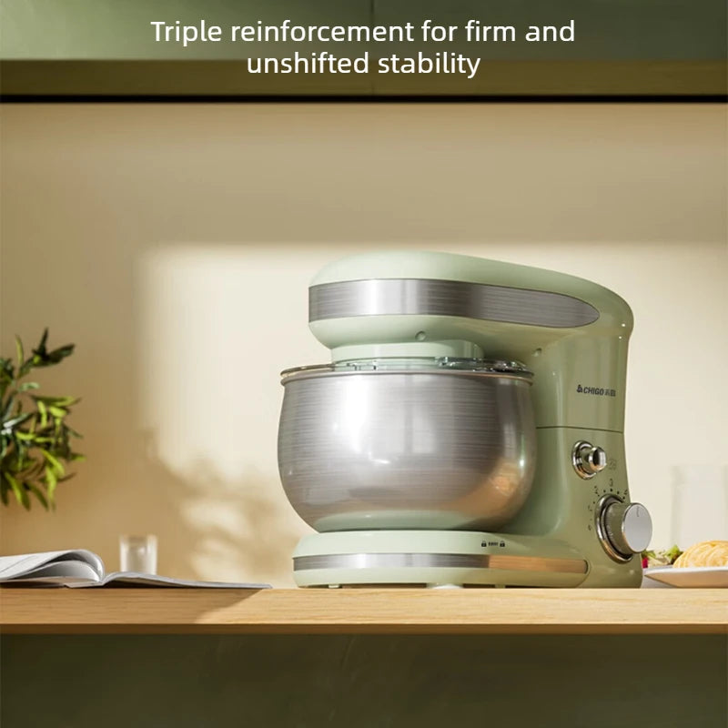 Stand Mixer 3L 1600W 6 Speed Kitchen Mixer with Dough Hook Beater
