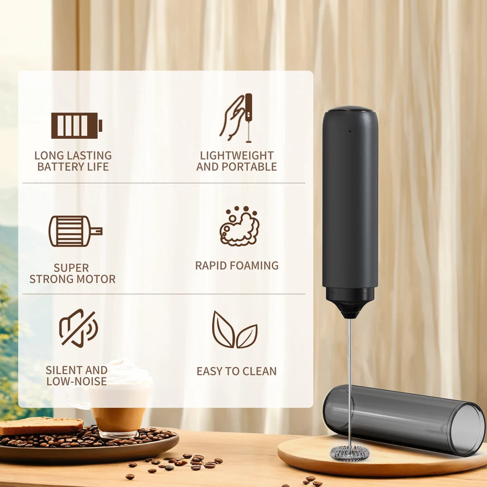 Kitchen Powerful Stirrer Milk Frother Handheld Foam Maker
