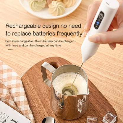 Wireless Milk Frothers Electric Handheld Blender Electrical