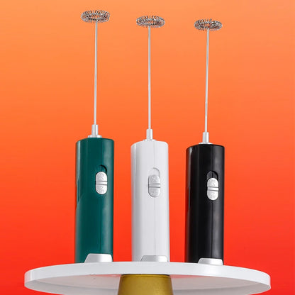 Mini Electric Milk Foamer Blender Wireless Coffee Whisk Mixer