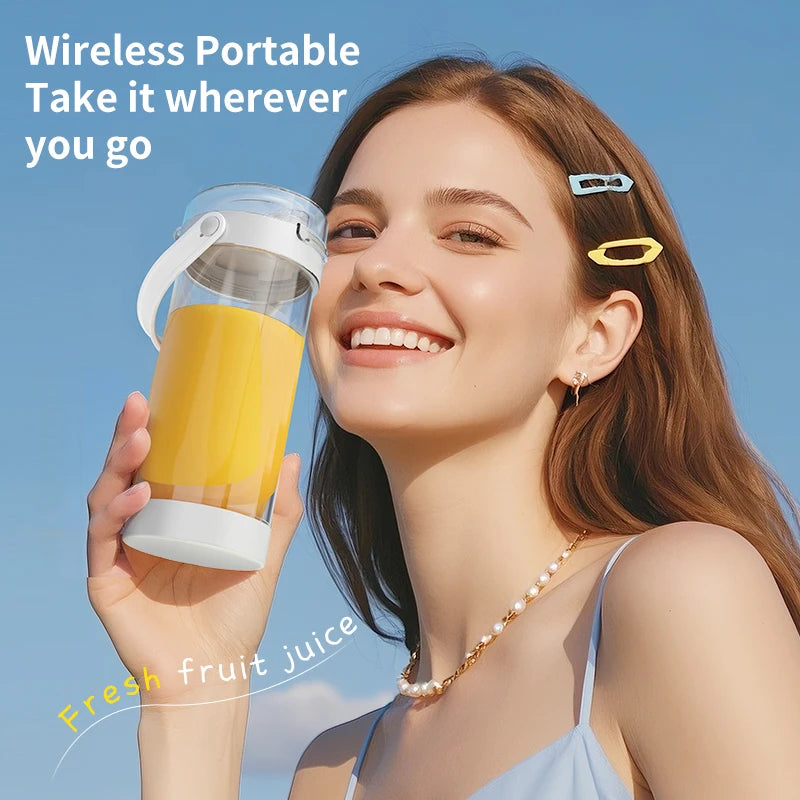 Portable Blender Cup, Electric USB Juicer Blender