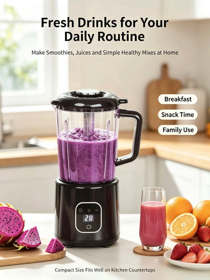 Juicer Smoothie Maker LED Display Easy Clean Countertop Blender for Baby