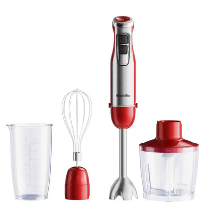 BioloMix 4-in-1 Hand Stick Blender 1200W Stainless Steel Immersion