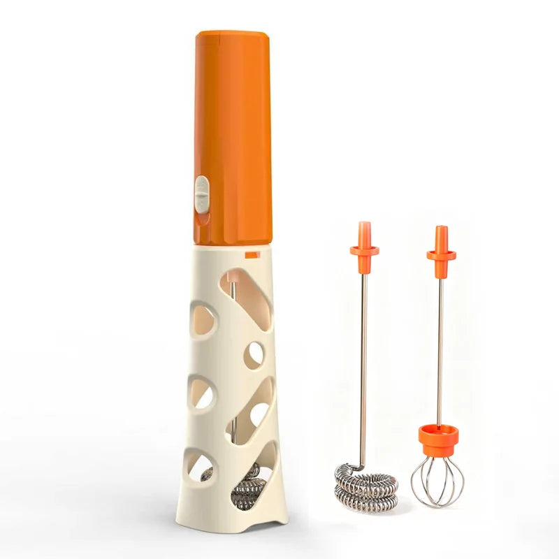 New USB Rechargeable Electric Milk Frother Coffee Foam