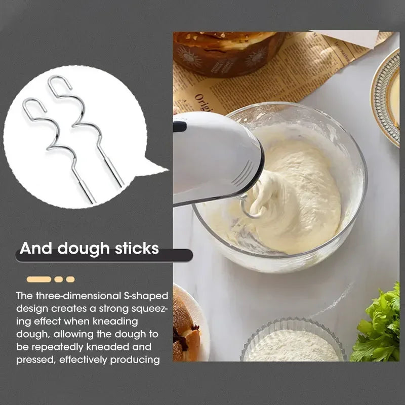 Handheld Electric Egg Beater Multifunctional Kitchen Mixer